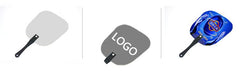Small Rivet Handle Plastic Fan