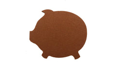 Pig Shaped Felt Coasters
