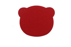 Bear Shaped Felt Coasters