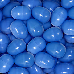 Empty Plastic Easter Eggs - Blue 2-1/3" (1000 PACK)
