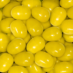 Empty Plastic Easter Eggs - Yellow 2-1/3" (1000 PACK)