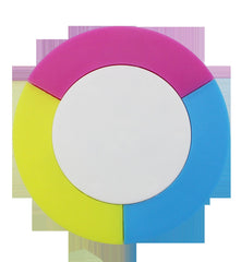Round Three-Color Highlighters