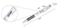 3 Colour Multi-Pen With Grey Rubber Grip