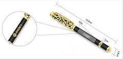 Metal Business Pen With Black And Gold Cap