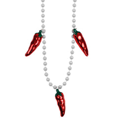 Beads - Chili Peppers 36" (DZ)