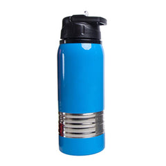Stainless Steel Drinking Bottle With Thick Silver Strip