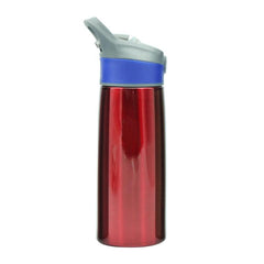Sports Water Bottle With Push Button Straw (750ml)