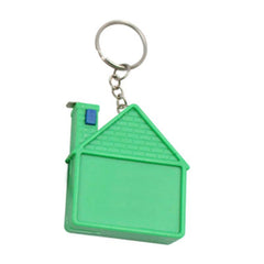 House Keychain With Tape Measure