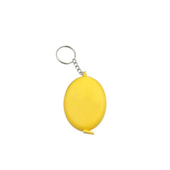 Oval Keychain With Tape Measure
