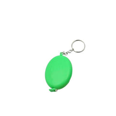 Oval Keychain With Tape Measure