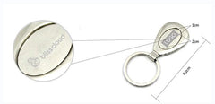 Metal Teardrop Keychain