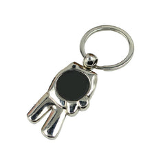 Metal Keychain With Peace Sign
