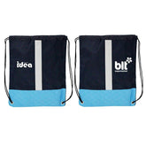 Polyester Drawstring Backpack With Reflective Strip