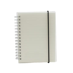 A6 Notebook With Clear Cover And Lined Pages