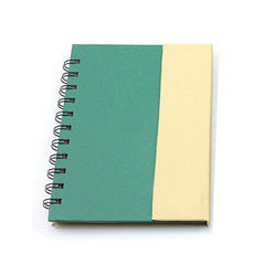 Large Notebook Set With Coloured Cover And Vertical Flap