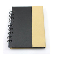 Small Notebook Set With Coloured Cover And Vertical Flap