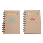 Eco-Friendly Kraft Paper Notebook And Sticky Notes Set