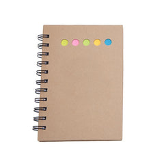 Eco-Friendly Kraft Paper Notebook And Sticky Notes Set