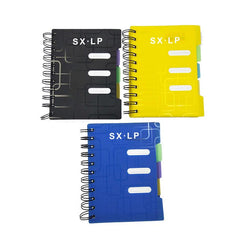 Office Spiral-Bound Notebook With Colourful Index Dividers