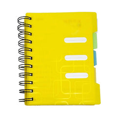 Office Spiral-Bound Notebook With Colourful Index Dividers