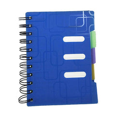 Office Spiral-Bound Notebook With Colourful Index Dividers