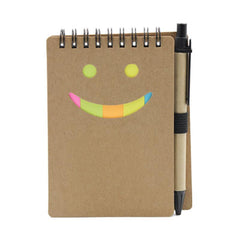 Smiley Face Design Notepad Set