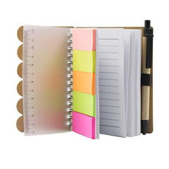 Notebook Set With Scallop Edge Kraft Paper Cover