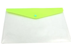 Envelope-Style A4 Document Holder With Clear Body