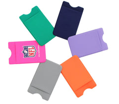 Colourful Card Holder With Sticker For Mobile Phone