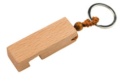 Wooden Phone Holder Keychain