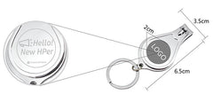 Multifunctional Stainless Steel Nail Clipper With Keychain