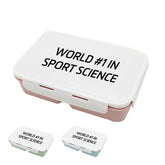 Dual Compartment Snap Lock Lunch Box