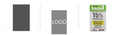 9x5.5cm Square Refrigerator Stickers