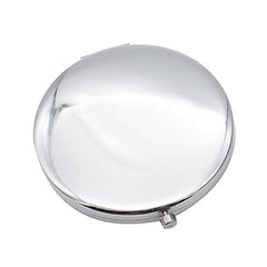 Round Flip Pocket Mirror with Flamingo Designs