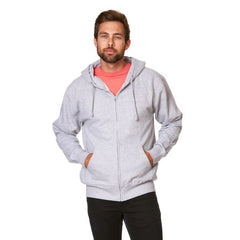 ADULT RIBBED CUFFS ZIPPER HOODIE COMFORT UNISEX 102