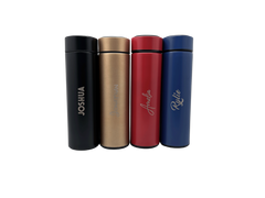 Matte Stainless Steel Thermos Bottle (Name Printing)
