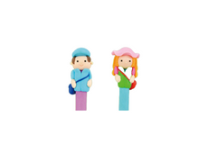 School Girl/Boy Design Figurine Pen