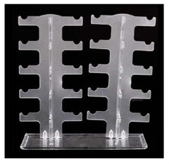 ACYRIC 10 PAIR STANDUP SUNGLASS DISPLAY RACK ( Sold by the piece )