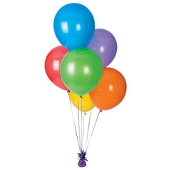 Assorted Color Latex Balloons 11 inch (96 total balloons in 2 bags) 13?› each
