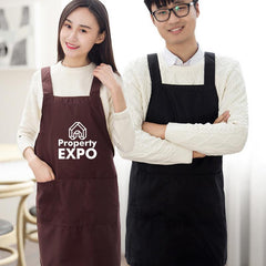Neckband Apron With 2 Front Pockets