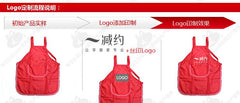 Neckband Apron With Lace Trim