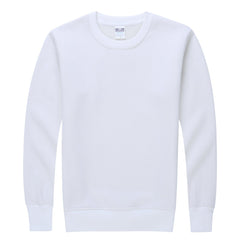 Long-Sleeved Fleece Sweater With Round Neck