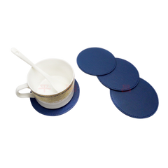 Round Leather Coasters (Deliver in 4-6 weeks)