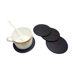 Round Leather Coasters (Deliver in 4-6 weeks)