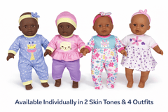 Meet Lila & Rose-12" Soft-Body Baby Doll (Vinyl Head/Hands/Feet) ƒ?? Assorted Outfit ƒ?? Sold Individually