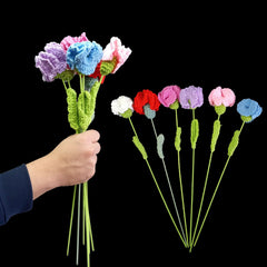 Knitted Assorted Flower Assorted Colors
