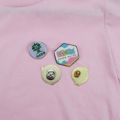 3x3cm Epoxy Paint Badges