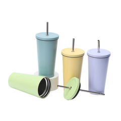 Stainless Steel Insulated Straw Cup (Deliver In 4-6 weeks)