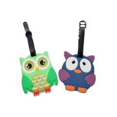 Cute Owl Animal Design Luggage Tag