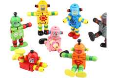 Wooden Toy Robot